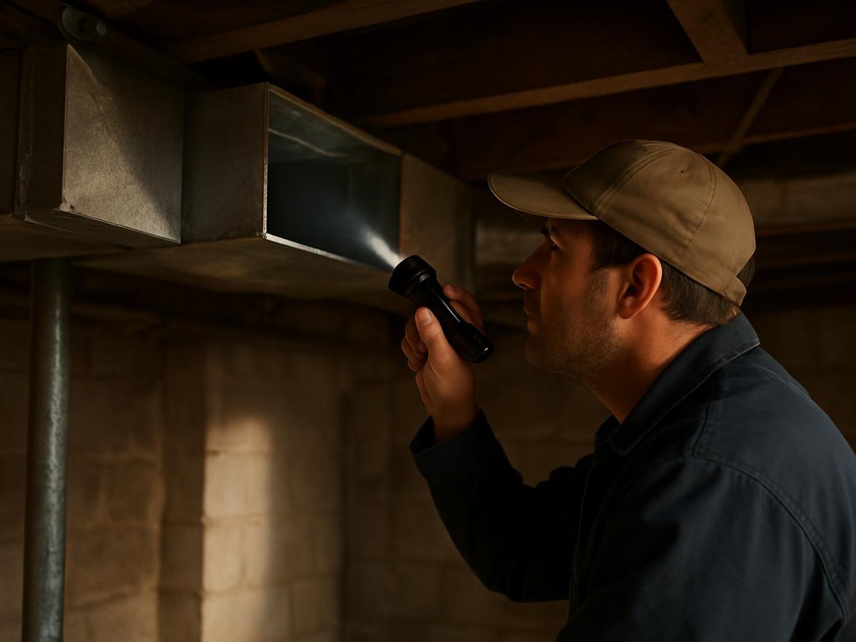 Red Ridgeway Air Duct Services work in Dallas